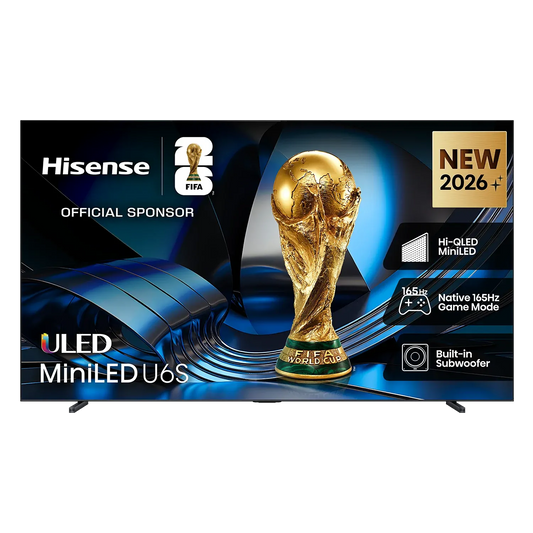 Hisense 100 Inch U6S ULED MiniLED Hi-QLED 144Hz 4K Smart AI TV 100U6SAU
