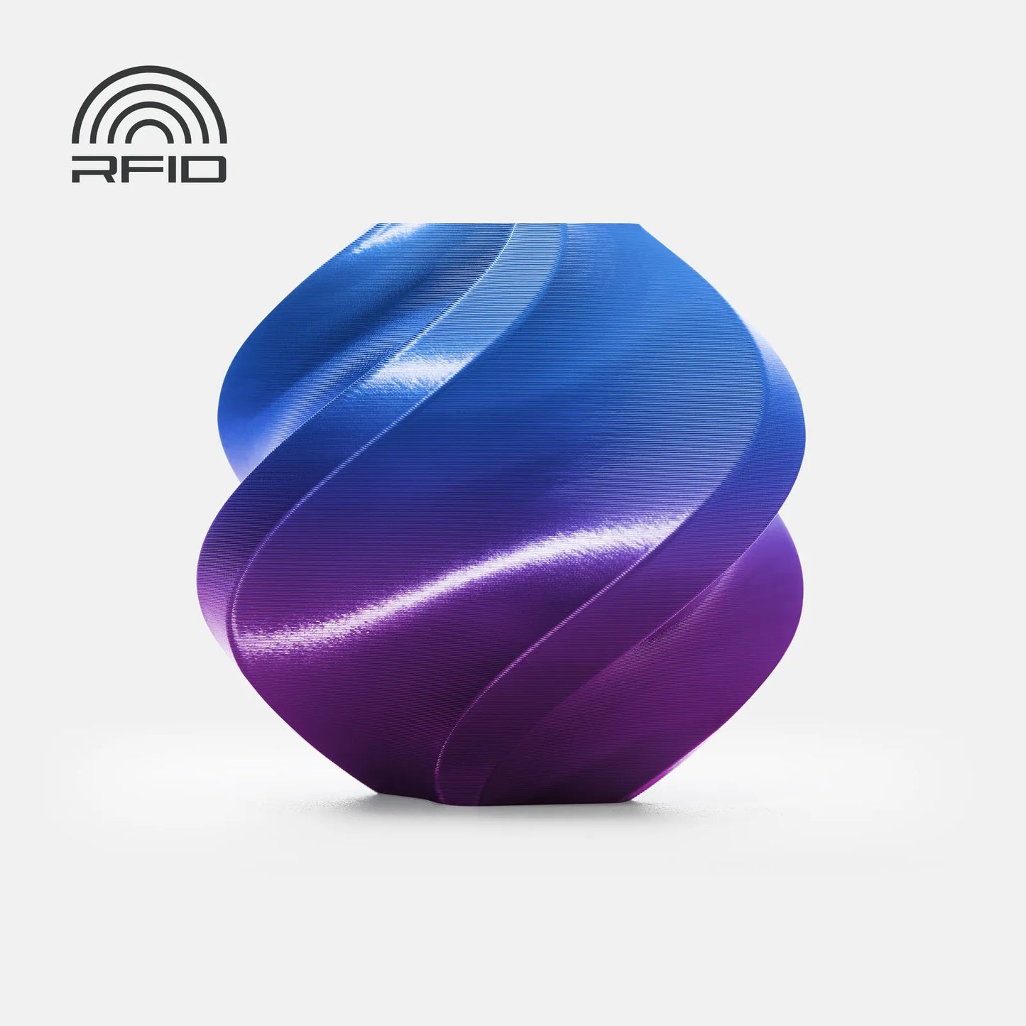 Bambu Lab Filament PLA Silk Multi-Colour Aurora Purple 13909 1.75mm 1KG with Spool
