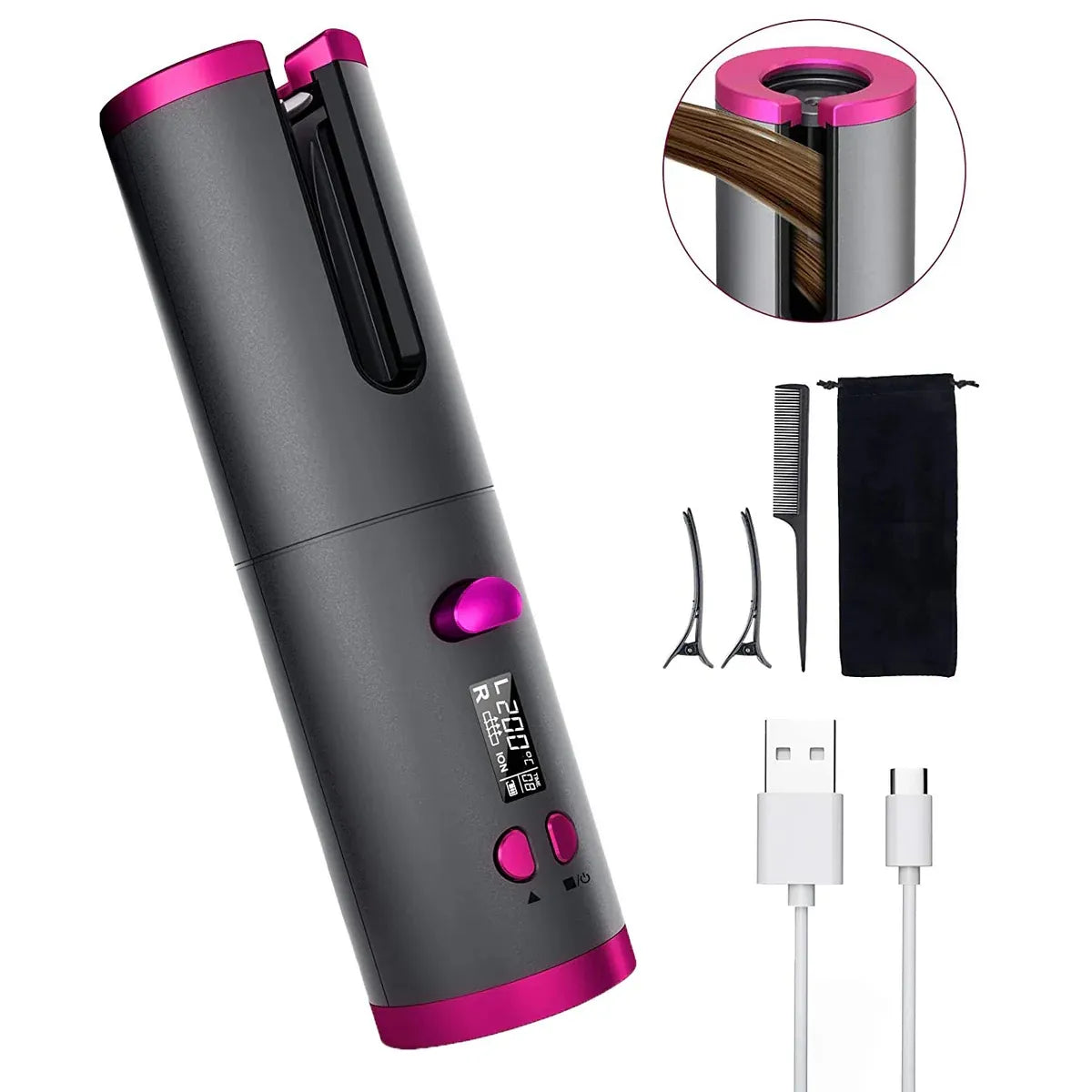 Lenoxx Cordless Automatic Hair Curler - AHC009