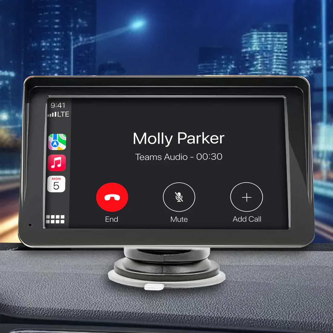 Kleva SmartPlay 7-inch HD Touch Screen Apple CarPlay and Android Auto - APPPLAY-01