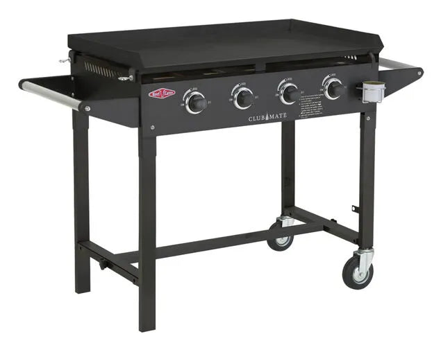 BeefEater Discovery Clubmate 4-Burner Flat Top LPG BBQ and Trolley - BD16740