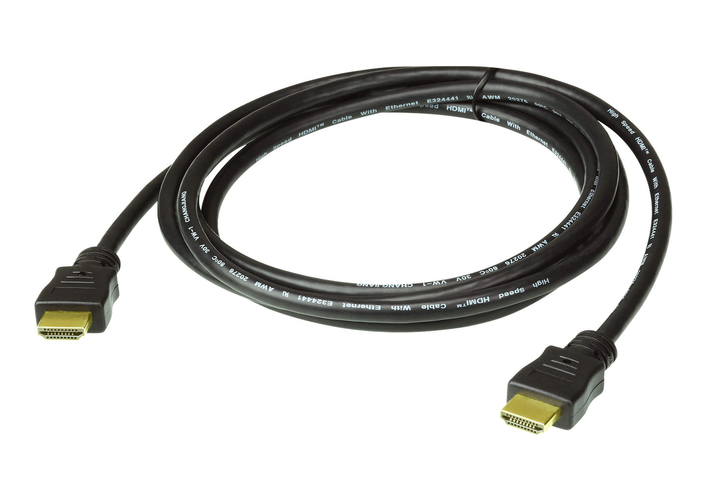 Aten Premium 5m High Speed HDMI Cable with Ethernet, supports up to 4096 x 2160 @ 60Hz, High quality tinned copper wire gold plated connectors, 2L-7D05H-1