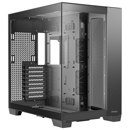 Antec C8 ATX, E-ATX. mATX, Seamless Edge View Front and Side, USB-C, 4mm Tempered Glass, 360mm liquid cooler top, bottom, side. 2x USB 3.0 Black Case