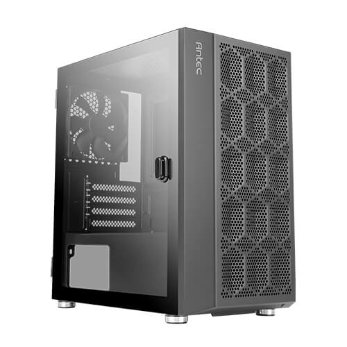 Antec NX200M m-ATX, ITX Case, Large Mesh Front for excellent cooling, Side Window, 1x 12CM Fan Included, Radiator 240mm. GPU 275mm (LS)