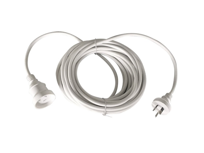 8Ware 10m AU Main Power Extension Cord Cable Lead 240V 3-Pin Male to Female, RC-3079AU-10