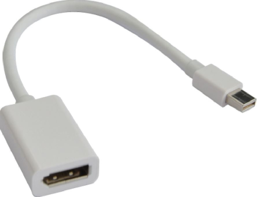 Astrotek Mini DisplayPort DP to DisplayPort DP Adapter Converter - 20 pins Male to Female Nickle Plated RoHS, AT-MINIDPP-MF