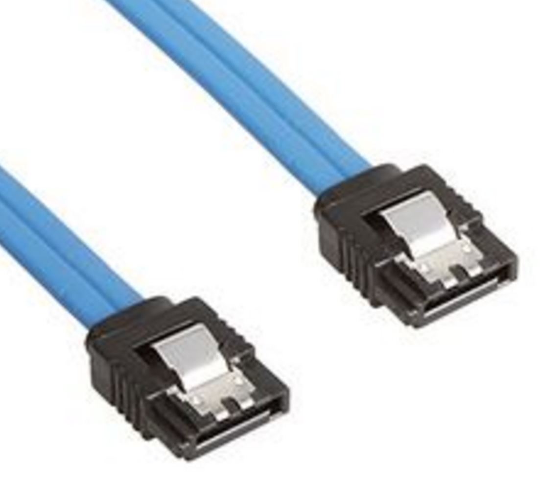 Astrotek SATA 3.0 Data Cable Male to Male Straight 180 to 180 Degree with Metal Lock 26AWG Blue 50cm ~CB8W-FC-5080, AT-SATA3-180D
