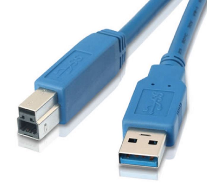 Astrotek USB 3.0 Printer Cable 1m - AM-BM Type A to B Male to Male Blue Colour for External HDD Printer Scanner Docking Station ~CBAT-USB3-AB-2M, AT-USB3-AB-1M