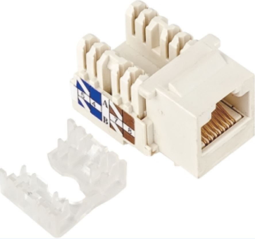 Astrotek CAT5e UTP Network Keystone Jack for Socket kit 10ps per pack Poly Bag White LS, ATP-KJ-5E