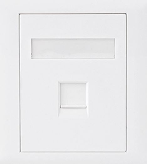 Astrotek CAT6 RJ45 Network Wall Face Plate Outlets 86x86mm 1 Port Socket Kit, ATP-SC-6-1