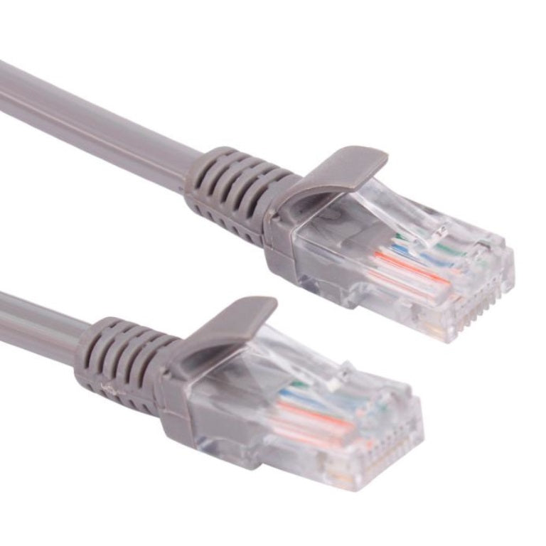 Cabac Hypertec 0.5m CAT5 RJ45 LAN Ethenet Network Grey Patch Lead (LS), HCAT5EGY0.5