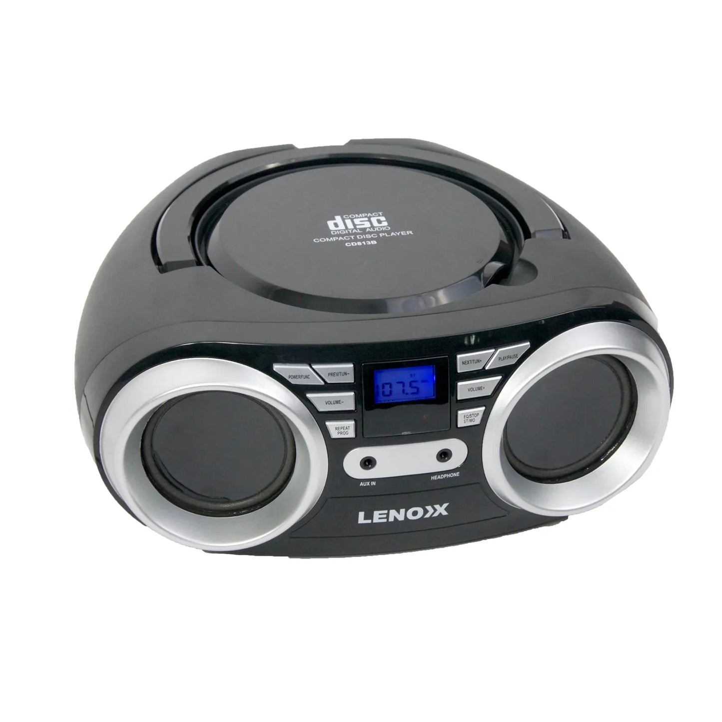 Lenoxx Basic Portable CD Player Black - CD813B