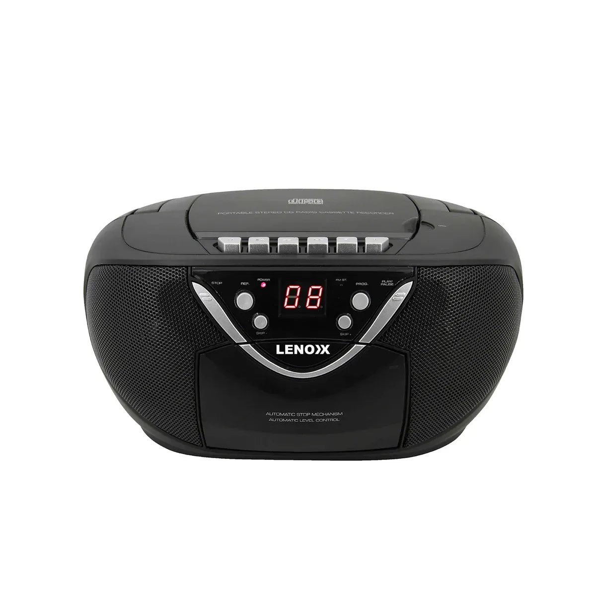 Lenoxx Portable CD and Cassette Recorder with AM/FM Radio - CD815