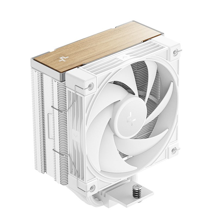 DeepCool AK400 G2 WH Wood Grain Top Cover CPU Cooler, 4 Heat Pipes, 4-pin PWM, Hydro Bearing, Intel LGA1851/1700/1200/115x, AMD AM5/AM4, R-AK400G2-WHNNMN-GJD