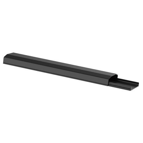 Brateck Plastic Cable Cover - 250mm Material: Polyvinyl Chloride(PVC) Dimensions 60x20x250mm - Black (LS), CC07-25-B