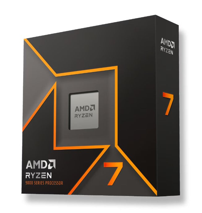 AMD Ryzen 7 9700X 8Cores/16Threads, 65w, Max Boost Clock 5.5 GHz, PCIE 5.0, 32MB Cache, Radeon Graphics, 2200 MHz Frequency, 100-100001404WOF