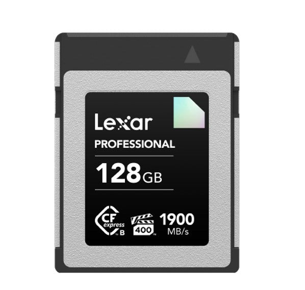 Lexar CFexpress Type B Diamond Series 128GB - CFexpress Type B card Diamond 1900MB/s read, up to 1700MB/s write, VPG400, 8K RAW, LCXEXDM128G-RNENG