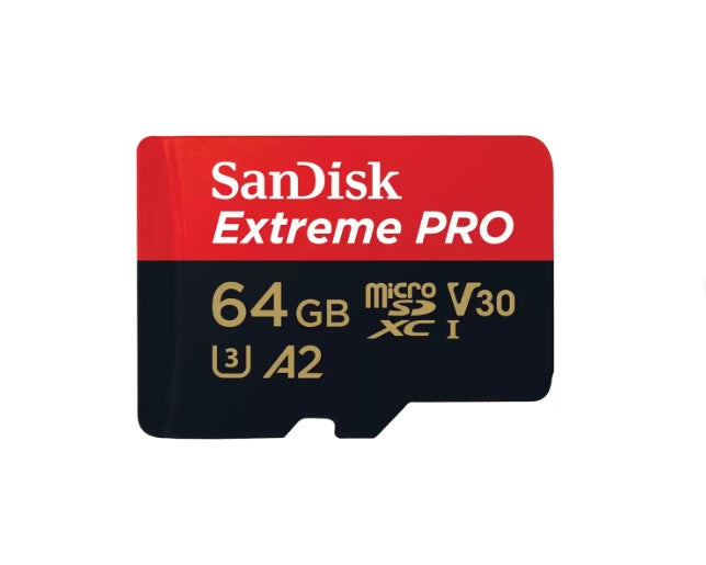 SanDisk Extreme PRO microSDXC UHS-I CARD - 64GB, SDSQXCU-064G-GN6MA
