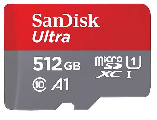 SanDisk 512GB Ultra MicroSDXC UHS-I Memory Card - 150MB/s -Capacity: 512GB - Compatibility: Compatible with microSDHC and microSDXC (SDSQUAC-512G-GN6), SDSQUAC-512G-GN6MN