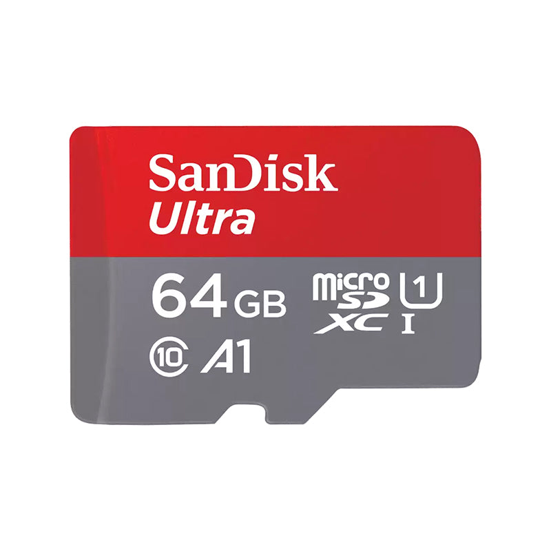 SanDisk Ultra 64GB microSD SDHC SDXC UHS-I Memory Card 140MB/s Class 10 Speed No adapter, SDSQUAB-064G-GN6MN