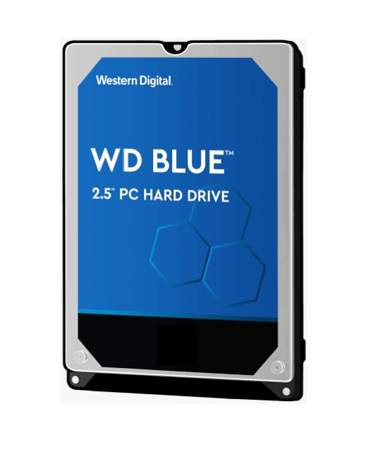 Western Digital WD Blue 2TB 2.5' HDD SATA 6Gb/s 5400RPM 128MB Cache SMR Tech 2yrs Wty, WD20SPZX