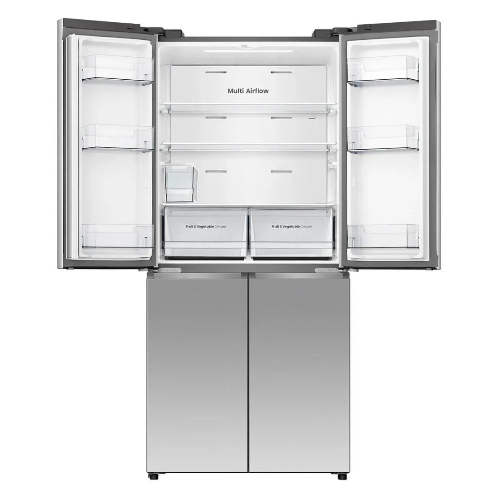 Hisense 483L PureFlat Slim French Door Fridge Silver - HRCD483TSW