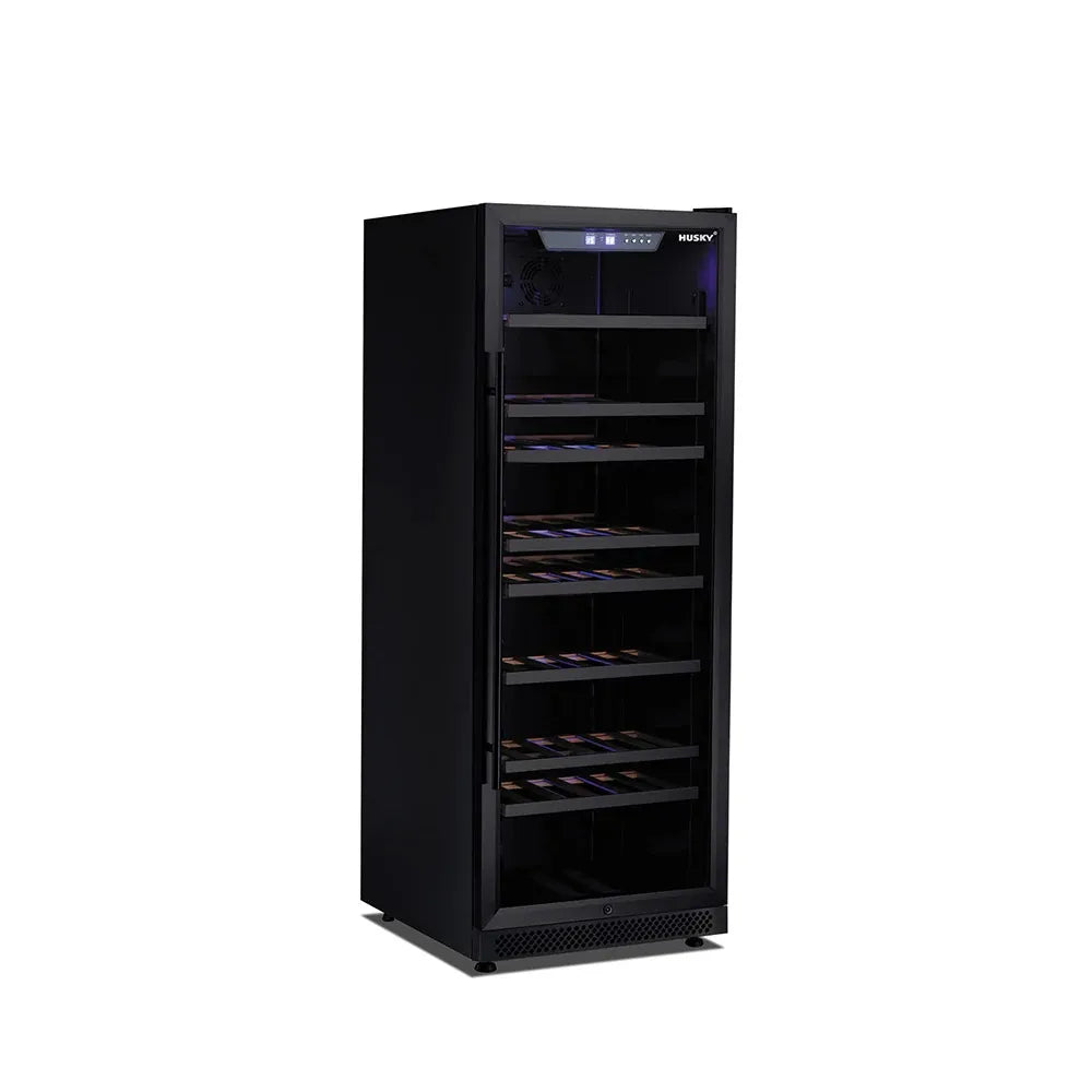 Husky Riserva 380L Single Zone Freestanding Wine Fridge - Matt Black HUSWS128SMBZY