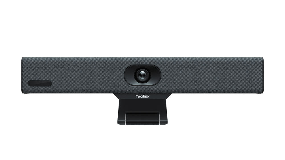 Yealink Meeting Bar A10 Microsoft Teams and Zoom Rooms on Android, Video Collaboration Bar, Small Rooms & Home Offices for 1-5 people, VCR11, A10-010