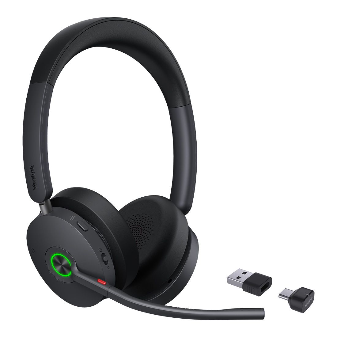 Yealink BH74 UC USB-C/A Bluetooth Headset, Active Noise Cancellation, 6 Mic, Acoustic Shield, Wireless range 50 m, talk time of up to 32 hours, BH74-UC-C/A