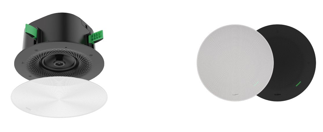 Yealink Ceiling Speaker CS10 Dante Edition, 2-Way Coaxial Dante Ceiling Loudspeaker for Exceptional Sound Quality 'wrong SKU', CD10-D