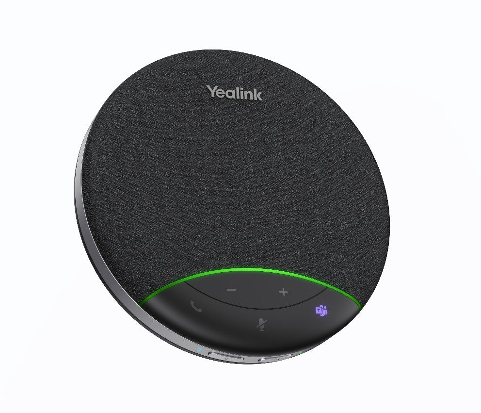Yealink SP92 with Dongle USB-C/A, AI Noise Cancellation, 4m All-round Voice Pick Up 50 mm Speaker for Brilliant Audio Quality Full Duplex Audio&Echo, SP92-D-C/A