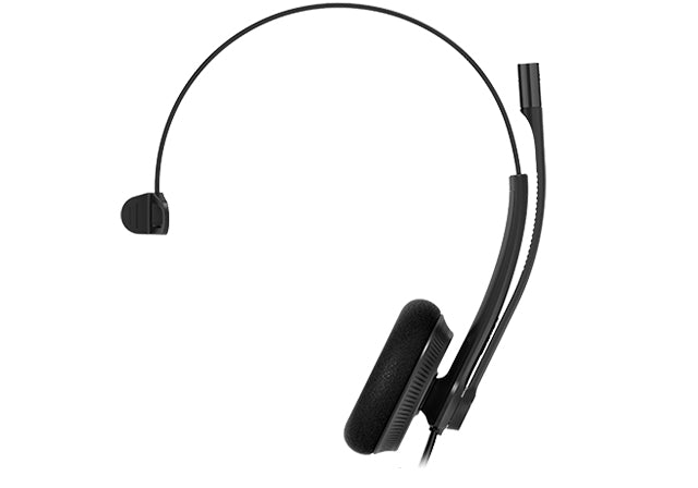 Yealink UH34 Lite Mono UC USB Headset, Lightweight, All Day Wearing Comfort, Ear Wideband Noise Cancelling Microphone, Foamy Ear Cushions, USB-A, UH34-L-M-UC