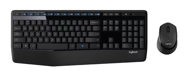 Logitech MK345 Wireless Keyboard & Mouse Combo Full Size 12 Media Key Long Battery Life Comfortable (NEW!!), 920-012926