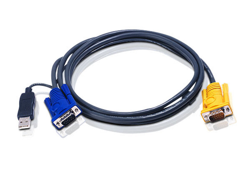 Aten KVM Cable 1.8m with 3 in 1 SPHD to VGA & USB, 2L-5202UP