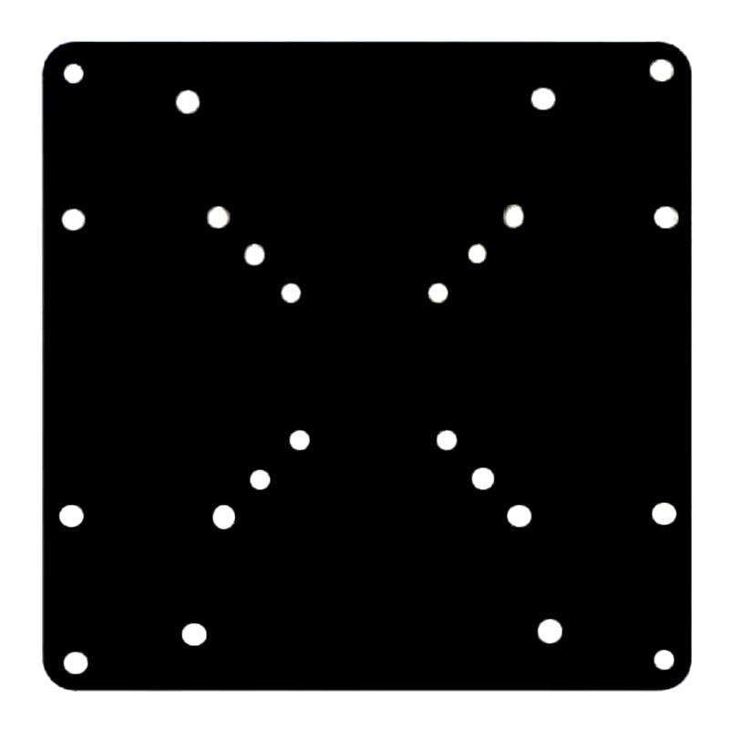 Brateck LCD 200X200 VESA Extension Plate Fit most 23'- 42' LED, LCD, Plasma flat panel TVs , Weight Capacity Up to 30kg, LCD-201C