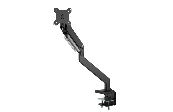 Brateck Single Monitor Heavy-Duty Gas Spring Aluminum Monitor Arm Fit Most 17'-35' Monitor Up to15kg per screen (LS), LDT23-C012