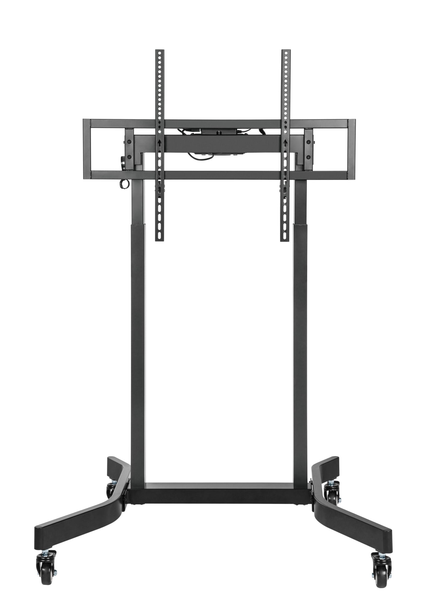 Brateck Standard Motorized TV Cart Fit 55'-100' Up to 120kg- Matte Black , VESA Compatible: 200x200 up to 800x600 (LS), TTL14-68FW-BLK