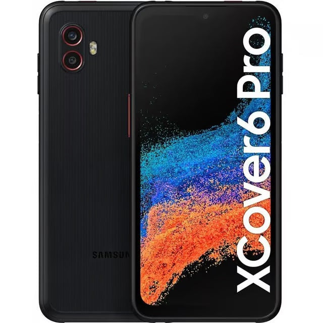 Samsung Galaxy XCover6 Pro 5G 128GB EE - Black, 6.6', Full HD+, 120Hz, 6GB/128GB, 50MP/13MP, IP68, Dual SIM, 4050mAh, 3 Years Warranty, SM-G736BZKDS05