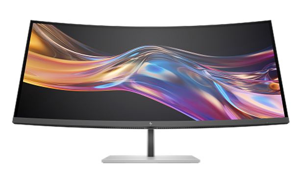 HP Series 7 Pro 738PU 38' Curved 4K WQHD Thunderbolt IPS Monitor 3840x1600 21:9 5ms Height Adjust Tilt Swivel Pivot HDMI DP USB-C VESA 3yrs, 8K167AA