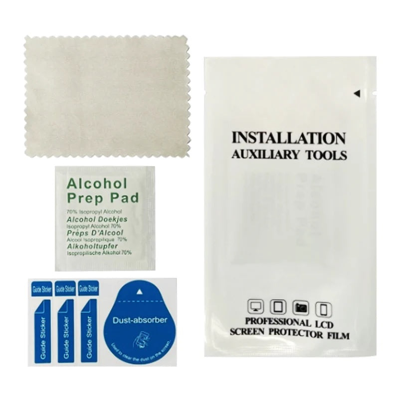 USP Screen Protector Cleaning Pack - Clean Wipes, Dust Absorber, 2 Years Warranty, SPCP
