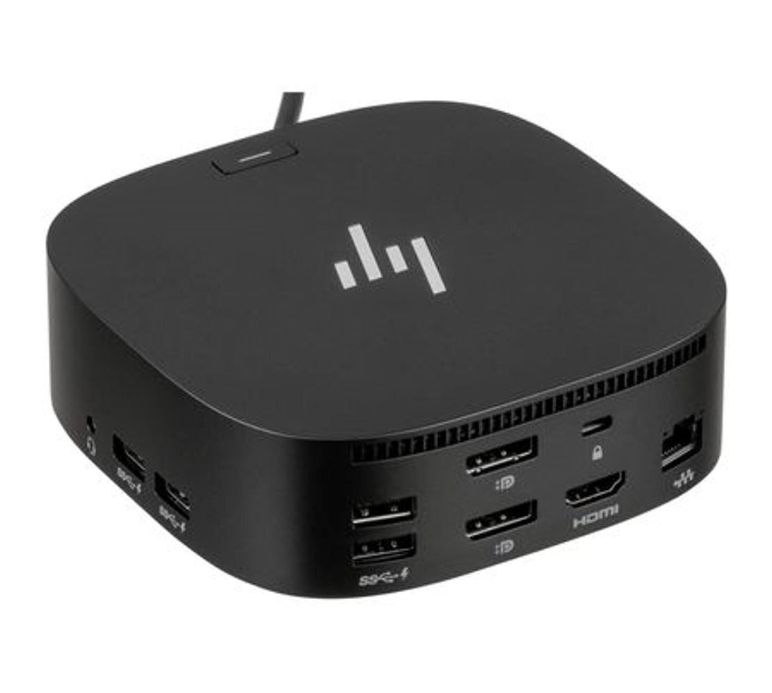 HP Dock G2 USB-C Universal Docking Station - 100W Power Delivery 3xDisplays or 2x4K 2xDP 1xHDMI 4xUSB-A 1xUSB-C RJ45 Audio Combo for HP Notebook PC, 5TW13AA