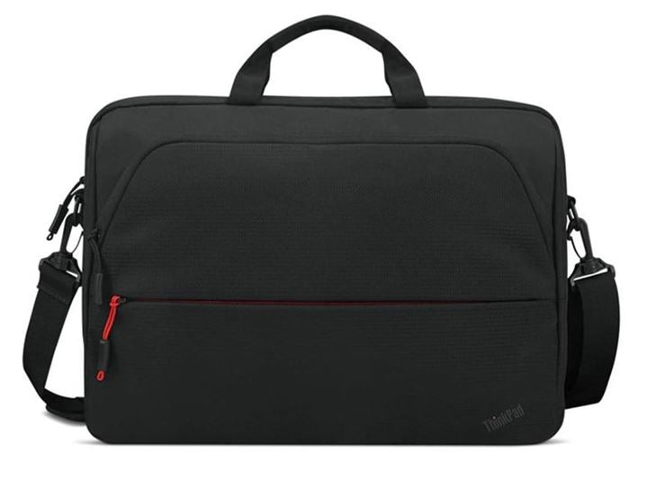LENOVO Essentials 16' Toploader Bag Notebook Case - Classic Black Nylon Exterior, Dedicated Padded PC Pocket fits 13.3' 14' 15.6' 16' Laptop, 4X41C12469