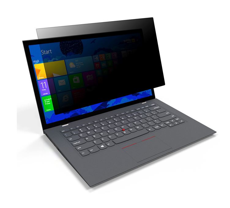 Targus 15.6' 4Vu Laptop Privacy Screen Filter (16:9) for tablet, laptop and desktop screens and are all touchscreen compatible, ASF156W9USZ