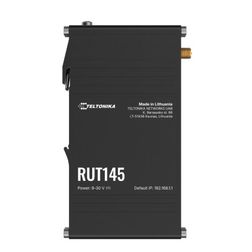 Teltonika RUT145 Industrial RS485 Router, Wi-Fi & Ethernet Connectivity, Industrial Data Collection-Ready with RMS Support, PSU Excluded, RUT145000000