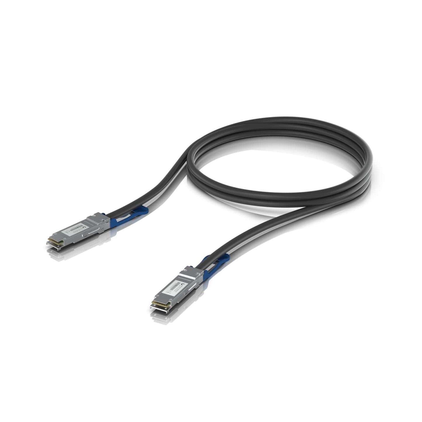 Ubiquiti 100G Direct Attach Cable, Cable length 1m, 10-Pack QSFP28 Direct Attach Cable With A 100 Gbps Max Data Rate, UACC-DAC-QSFP28-1M-10