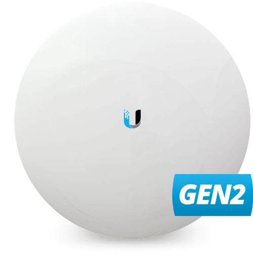Ubiquiti airMAX NanoBeam 5AC, Compact, UISP-ready, 5 GHz, 10+ km link range, 450+ Mbps throughput, Easy Mountingr, NBE-5AC-GEN2