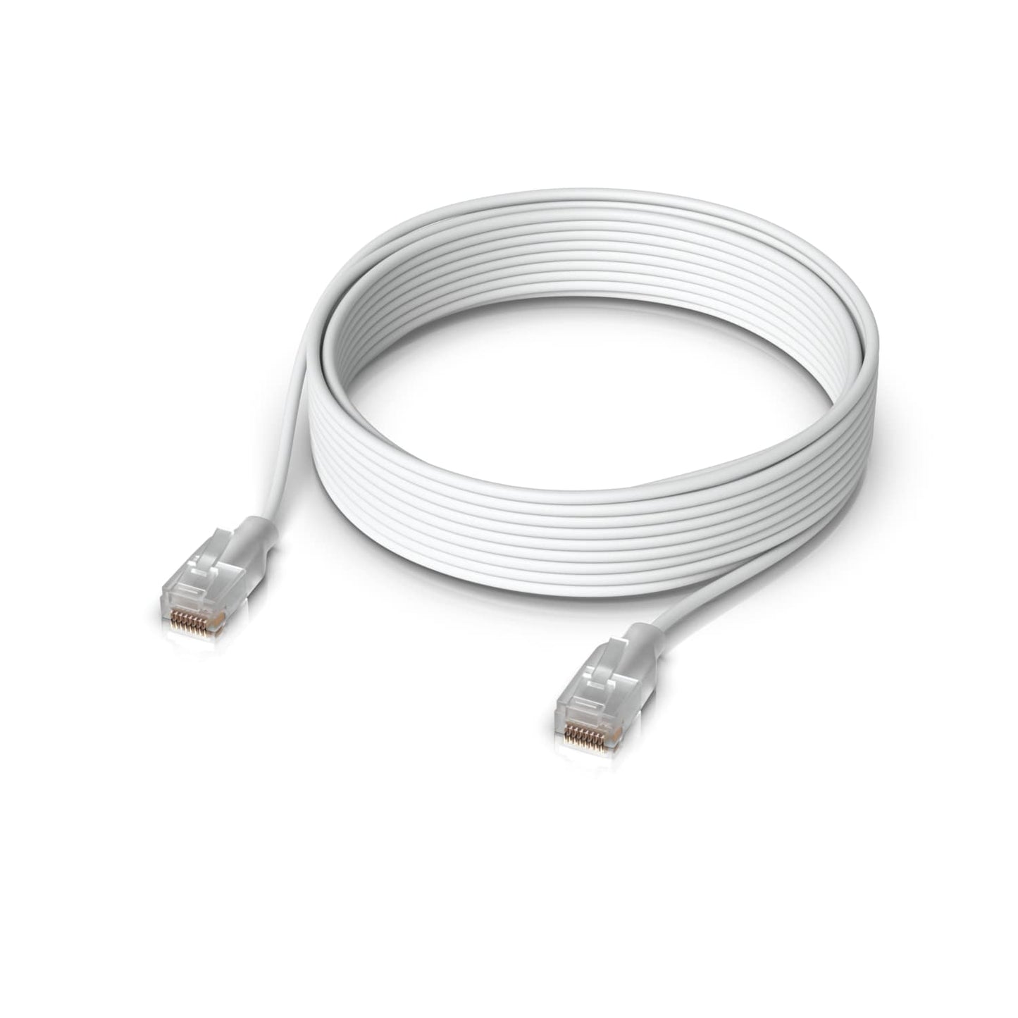 Ubiquiti UniFi Etherlighting Patch Cable, Length 12m, White, Nano-Thin Patch Cable With 10 GbE Support, Designed To Showcase EtherlightingEffects., UACC-Cable-Patch-EL-12M-W