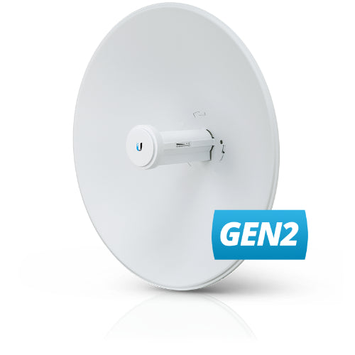 Ubiquiti Airmax PowerBeam 5AC-Gen2, 5 GHz Point-to-Point (PtP) Bridge, Integrated Dish Reflector, 450+ Mbps 5 GHz, 15+ km Range, PBE-5AC-GEN2