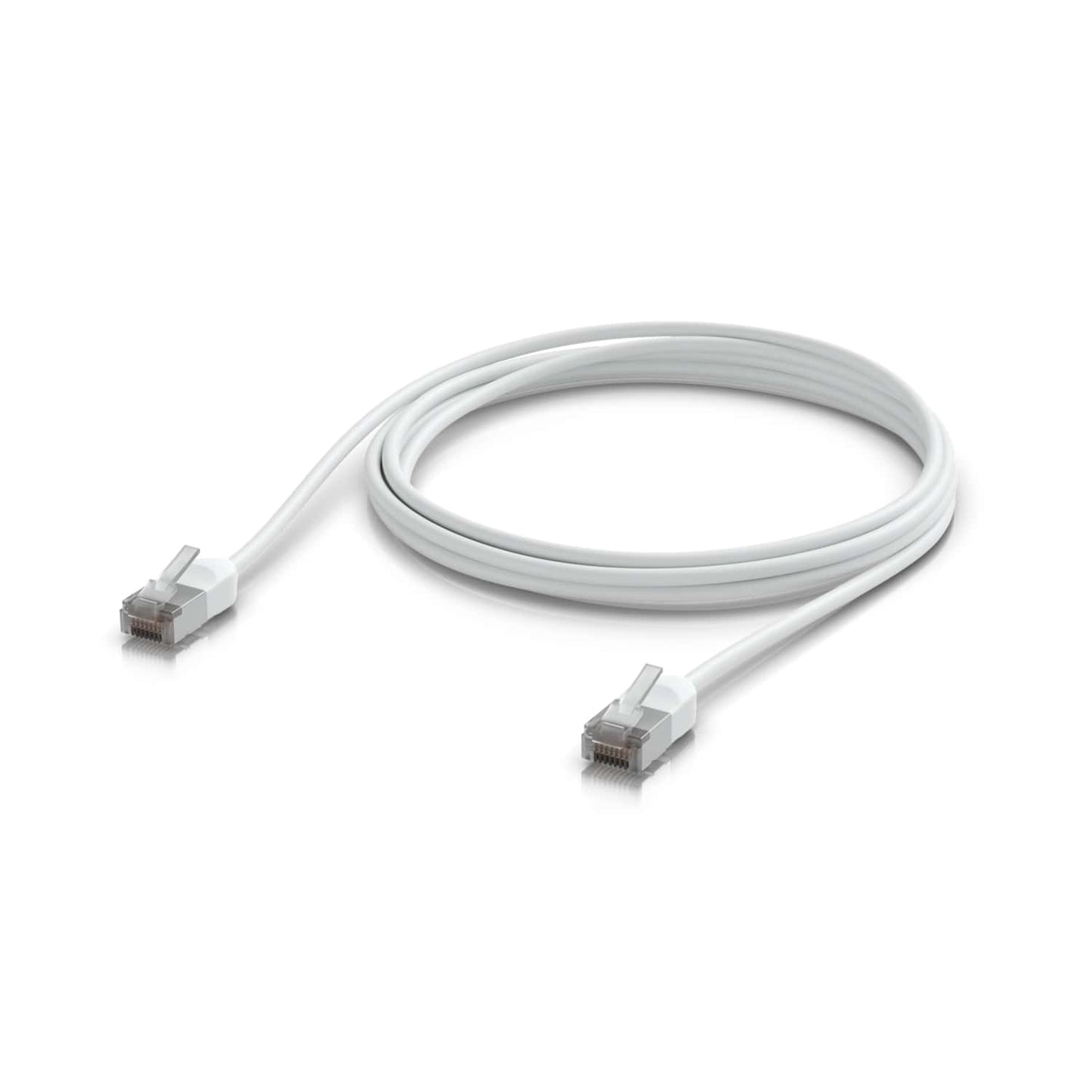 Ubiquiti UniFi Premium Patch Cable Outdoor, 2M, White, Ultra-thin, Rugged, Shielded Patch, Designed &Optimized, For 10 GbE networking, 2Yr Warr, UACC-Cable-Patch-Outdoor-C6A-2M-W