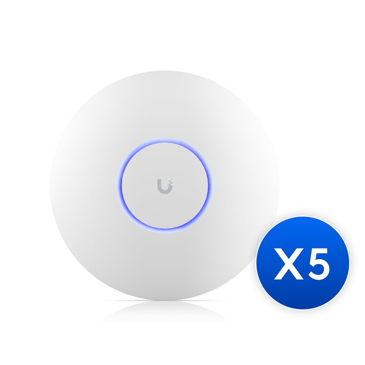 Ubiquiti UniFi WiFi 7 AP,5 Pack ,Ceiling-mount, AP 6 GHz Support, 2.5 GbE Uplink, 9.3 Gbps Over-the-air Speed,PoE+ Power,300+ Connect Device, U7-Pro-5